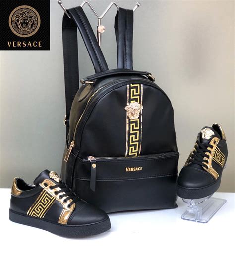 versace cheap backpack|versace gift set with backpack.